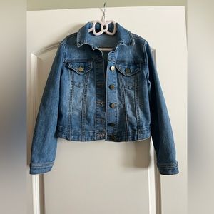 Alarm 🚨 Girls Cropped Denim Jacket. Size 10